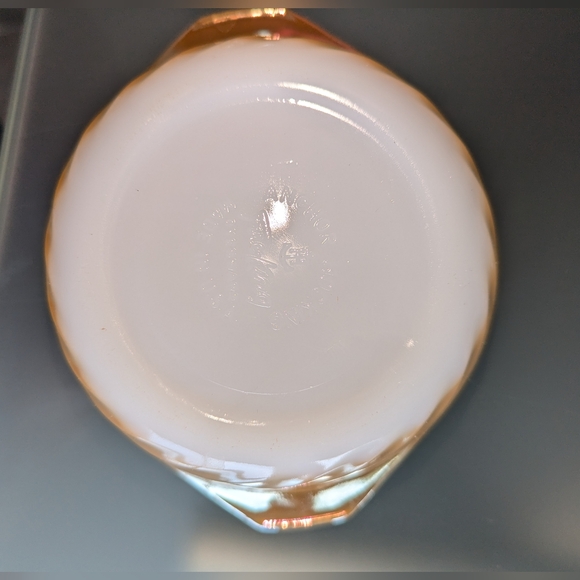 Fire King Peach Luster Ovenware Bowl - Picture 3 of 4